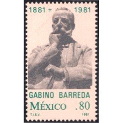 México 924 1981 Político Gabino Barreda MNH México 924 1981 Político Gabino Barreda MNH