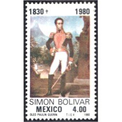 México 918 1980 Simón Bolívar MNH México 918 1980 Simón Bolívar MNH