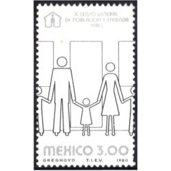 México 893 1980 X Censo de población general y vivienda MNH México 893 1980 X Censo de población general y vivienda MNH
