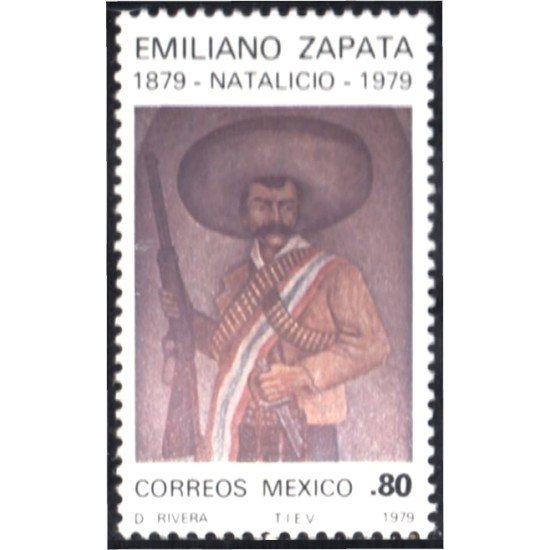 México 873 1979 Emiliano Zapata MNH México 873 1979 Emiliano Zapata MNH