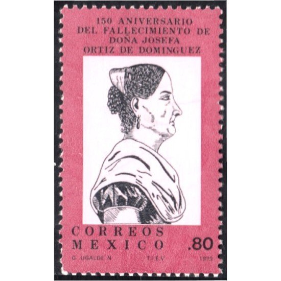 México 867 1979 Doña Josefa Ortíz de Dominguez MNH México 867 1979 Doña Josefa Ortíz de Dominguez MNH