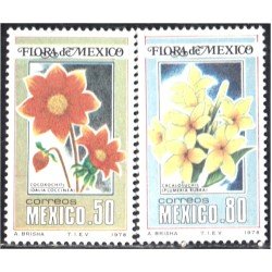 México 863/64 1978 Flora flores flowers MNH México 863/64 1978 Flora flores flowers MNH