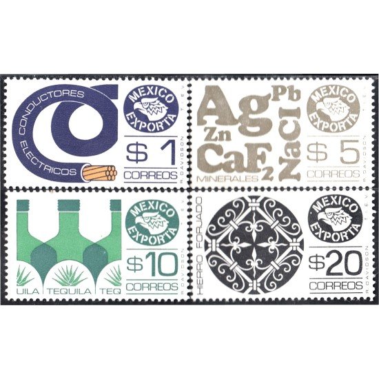 México 860/62 1978 Exportación mexicana MNH México 860/62 1978 Exportación mexicana MNH