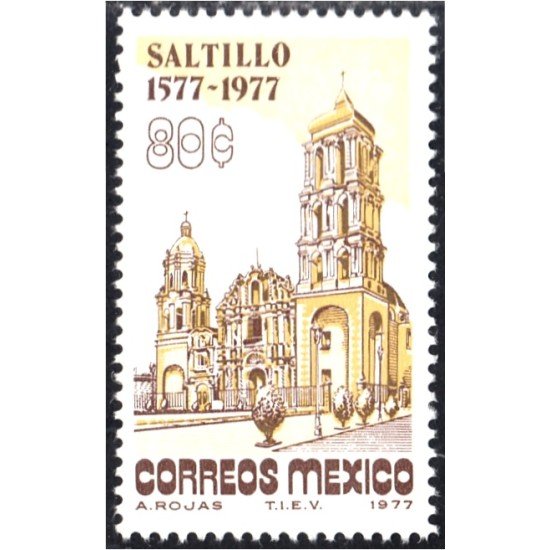 México 836 1976 4 Aniversario de la Villa de Saltillo MNH México 836 1976 4 Aniversario de la Villa de Saltillo MNH