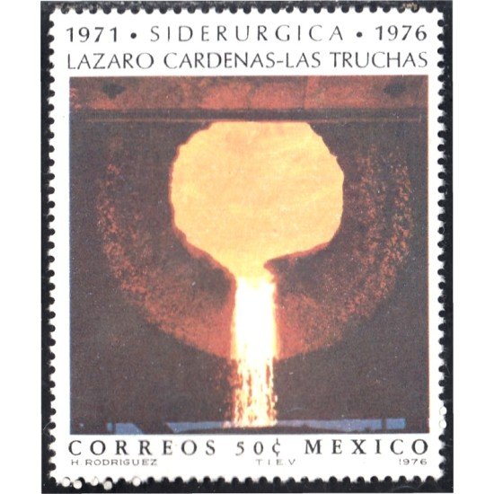 México 835 1976 Pintor Lázaro Cárdenas México 835 1976 Pintor Lázaro Cárdenas