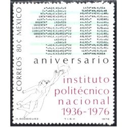 México 834 1976 40 Años Instituto Politécnico Nacional MNH México 834 1976 40 Años Instituto Politécnico Nacional MNH