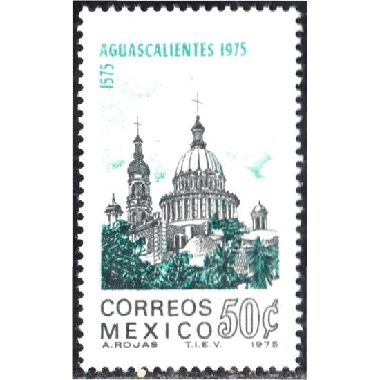 México 822 1975 400 Aniversario de la Villa de Aguascalientes MNH México 822 1975 400 Aniversario de la Villa de Aguascalientes MNH