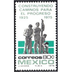 México 821 1975 50 Aniversario de la comisión de carreteras MNH México 821 1975 50 Aniversario de la comisión de carreteras MNH