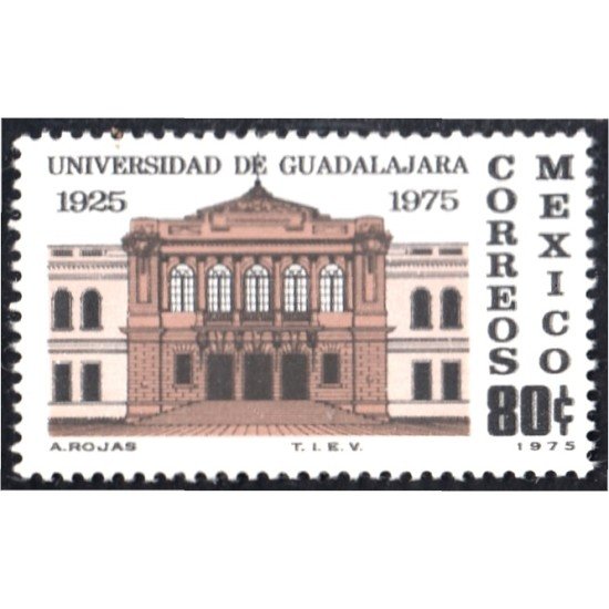 México 819 1975 Universidad de Guadalajara MNH México 819 1975 Universidad de Guadalajara MNH