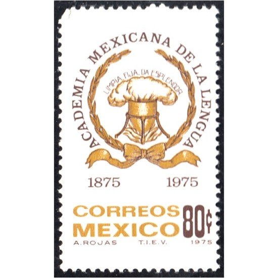 México 818 1975 Academia mexicana de la Lengua MNH México 818 1975 Academia mexicana de la Lengua MNH