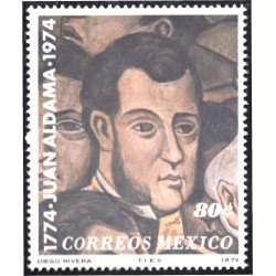 México 816 1975 Juan Aldama MNH México 816 1975 Juan Aldama MNH