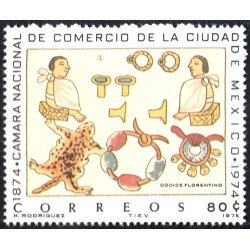 México 815 1975 Cámara Nacional de Comercio MNH México 815 1975 Cámara Nacional de Comercio MNH