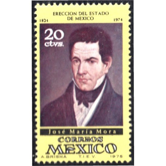 México 814 1975 José María Mora MNH México 814 1975 José María Mora MNH