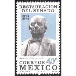 México 811 1974 Busto de Sebastián Lerdo de Tejada MNH México 811 1974 Busto de Sebastián Lerdo de Tejada MNH