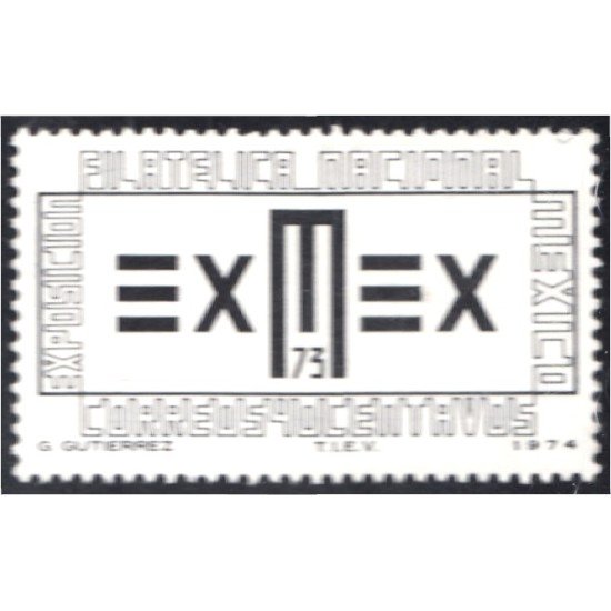 México 798 1974 Exposición Filatélica Nacional MNH México 798 1974 Exposición Filatélica Nacional MNH
