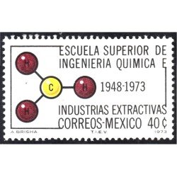México 796 1973 Escuela Superior de Ingeniería Química MNH México 796 1973 Escuela Superior de Ingeniería Química MNH
