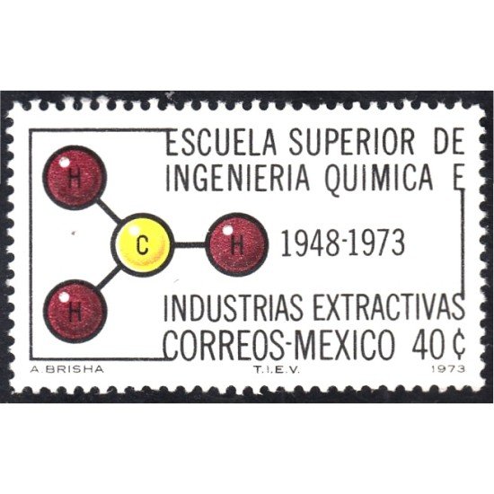 México 796 1973 Escuela Superior de Ingeniería Química MNH México 796 1973 Escuela Superior de Ingeniería Química MNH