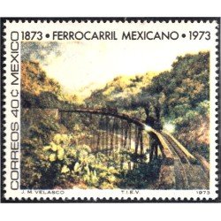 México 790 1973 Centenario del ferrocarril Mexicano MNH México 790 1973 Centenario del ferrocarril Mexicano MNH