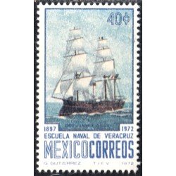 México 780 1972 Escuela Naval de Vera Cruz Barco Ship MNH México 780 1972 Escuela Naval de Vera Cruz Barco Ship MNH