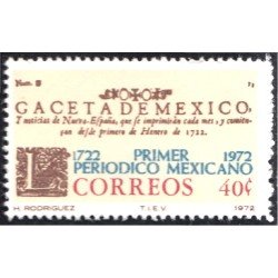 México 779 1972 Gaceta de México MNH México 779 1972 Gaceta de México MNH
