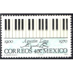 México 776 1971 Músico Agustín Lara MNH México 776 1971 Músico Agustín Lara MNH