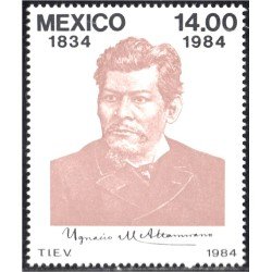 México 1064 1984 Periodista y político Ignacio Manuel Altamirano MNH México 1064 1984 Periodista y político Ignacio Manuel Altamirano MNH