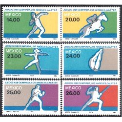 México 1046/51 1984 Juegos Olímpicos Los Ángeles MNH México 1046/51 1984 Juegos Olímpicos Los Ángeles MNH