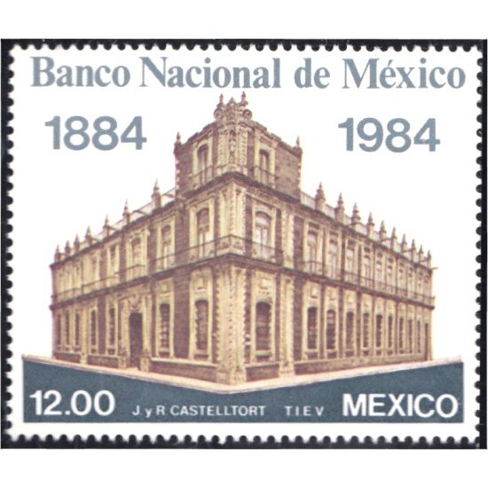 México 1044 1984 Banco Nacional de México MNH México 1044 1984 Banco Nacional de México MNH