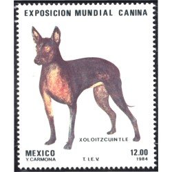 México 1043 1984 Exposición Mundial Canina Perro Dog MNH México 1043 1984 Exposición Mundial Canina Perro Dog MNH