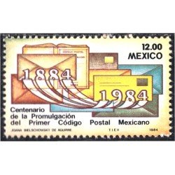 México 1039 1984 Centenario Código postal MNH México 1039 1984 Centenario Código postal MNH