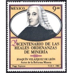 México 1038 1983 Joaquín Velazquez de León MNH México 1038 1983 Joaquín Velazquez de León MNH