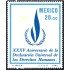 México 1032 1983 XXXV Aniversario de la Declaración Universal de Derechos Humanos MNH