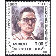 México 1031 1983 José Clemente Orozco MNH