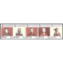México 1026/30 1983 Arte y ciencia artistas contemporáneos MNH México 1026/30 1983 Arte y ciencia artistas contemporáneos MNH