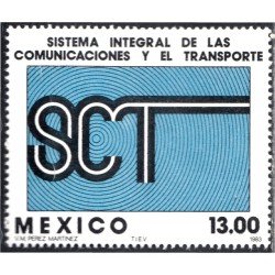 México 1025 1983 Sistema Integral de las comunicaciones y el transporte MNH México 1025 1983 Sistema Integral de las comunicaciones y el transporte MNH