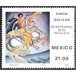 México 1017 1983 Simón Bolívar MNH México 1017 1983 Simón Bolívar MNH