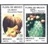 México 1147/48 1986 Flora Calabaza Cactus Napal MNH