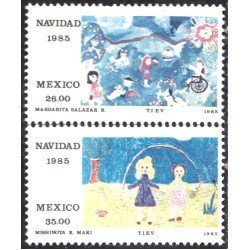 México 1127/28 1985 Navidad Christmas MNH México 1127/28 1985 Navidad Christmas MNH