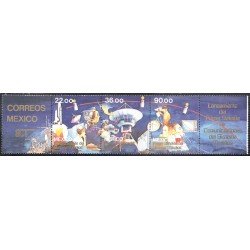 México 1100/02 1985 Lanzamineto del primer satélite de comunicación del sistema Morelos MNH México 1100/02 1985 Lanzamineto del primer satélite de comunicación del sistema Morelos MNH
