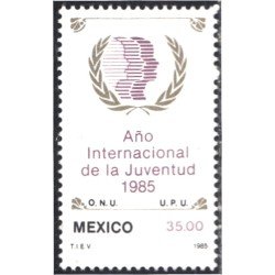 México 1096 1985 Año Internacional de la Juventud MNH México 1096 1985 Año Internacional de la Juventud MNH