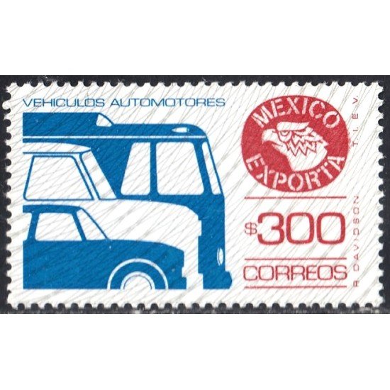México 1091 1981/84 México exporta Vehículos automores MNH México 1091 1981/84 México exporta Vehículos automores MNH