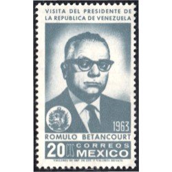 México 691 1963 Presidente de Venezuela Romulo Betancourt MH México 691 1963 Presidente de Venezuela Romulo Betancourt MH