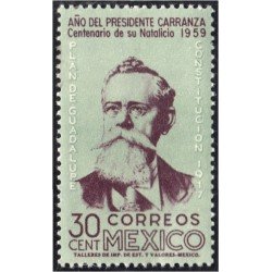 México 667 1960 General Venustiano Carranza MH México 667 1960 General Venustiano Carranza MH