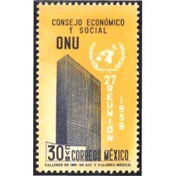 México 666 1959 Consejo Económico y Social ONU MH México 666 1959 Consejo Económico y Social ONU MH