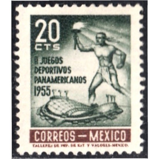 México 649 1955 II Juegos Deportivos Panamericanos MH México 649 1955 II Juegos Deportivos Panamericanos MH