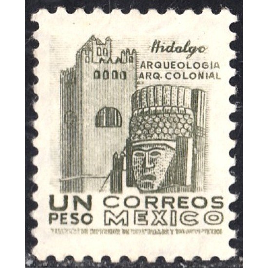 México 649Ha 1955/56 Arquitectura Colonial Hidalgo MH México 649Ha 1955/56 Arquitectura Colonial Hidalgo MH