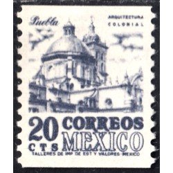 México 649Da 1955/56 Arquitectura Colonial Puebla MH México 649Da 1955/56 Arquitectura Colonial Puebla MH