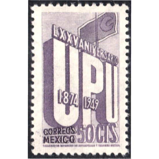 México 643 1950 75º Aniversario de la UPU MH México 643 1950 75º Aniversario de la UPU MH