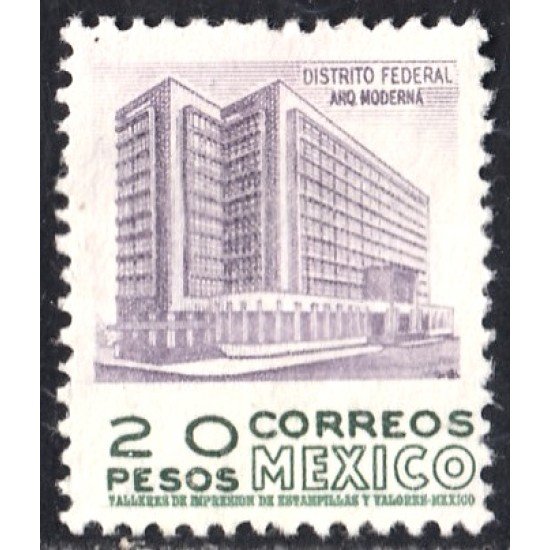 México 638 1950/52 Arquitectura Moderna Distrito Federal MH
