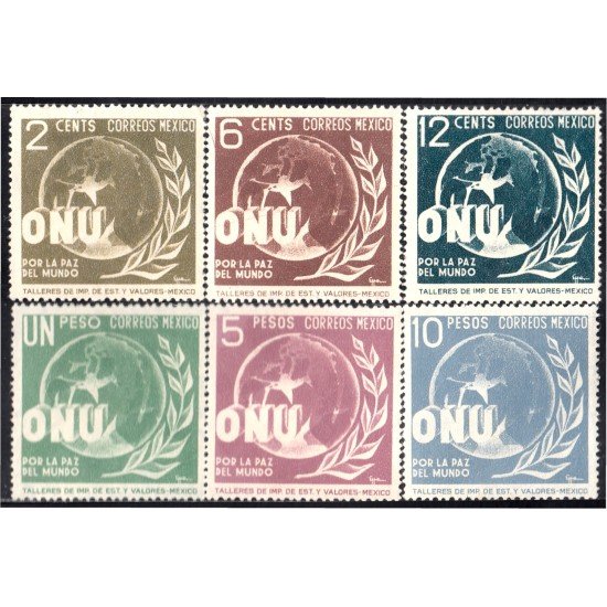 México 602/07 1946 ONU por la paz del mundo MH